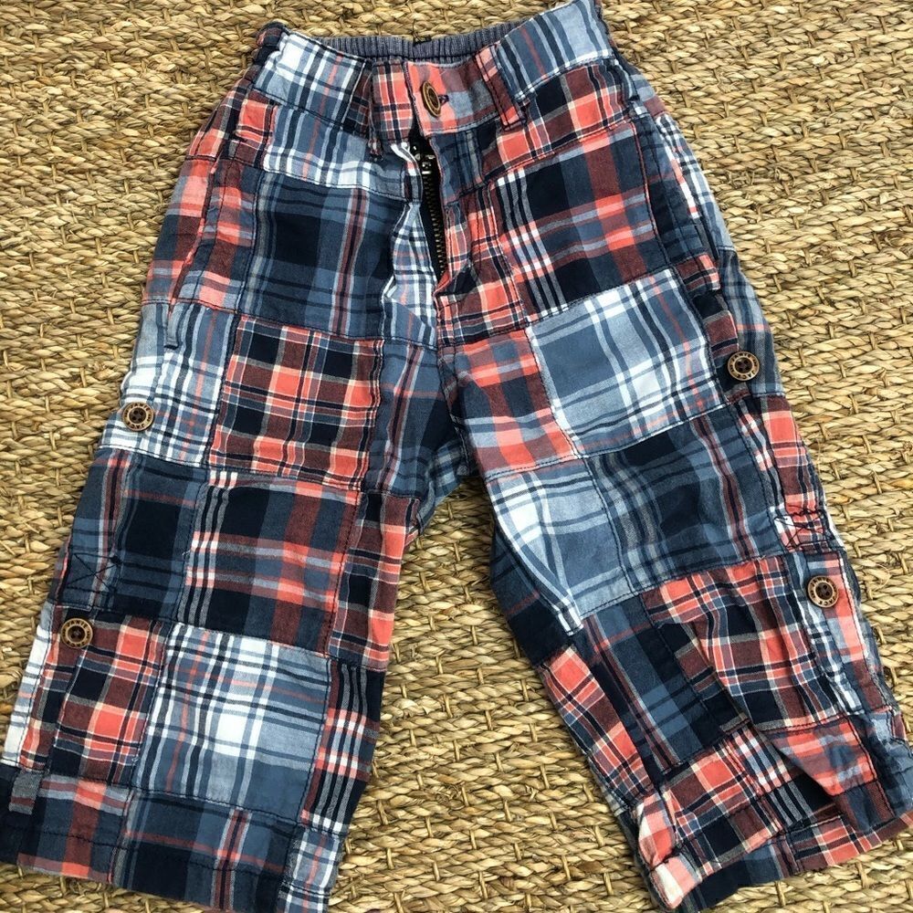 Janie and jack plaid baby pants